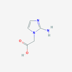 2-(2-amino-1H-imidazol-1-yl)acetic acid