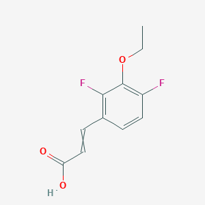 3-(3-Ethoxy-2,4-difluorophenyl)prop-2-enoic acid