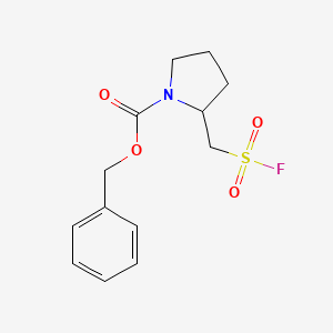 Benzyl2-[(fluorosulfonyl)methyl]pyrrolidine-1-carboxylate