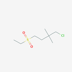 1-Chloro-4-(ethylsulfonyl)-2,2-dimethylbutane