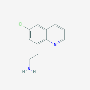 2-(6-Chloroquinolin-8-yl)ethan-1-amine