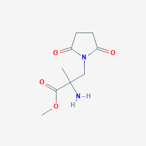 Methyl 2-amino-3-(2,5-dioxopyrrolidin-1-yl)-2-methylpropanoate