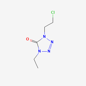 molecular formula C5H9ClN4O B1364147 1-(2-氯乙基)-4-乙基-1,4-二氢-5H-四唑-5-酮 CAS No. 69049-03-2