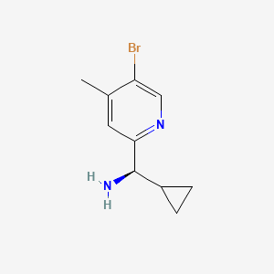 (R)-(5-Bromo-4-methylpyridin-2-yl)(cyclopropyl)methanamine