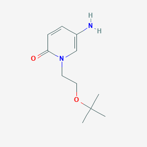 5-Amino-1-(2-(tert-butoxy)ethyl)pyridin-2(1h)-one