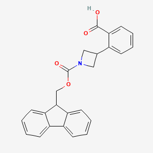 2-(1-{[(9H-fluoren-9-yl)methoxy]carbonyl}azetidin-3-yl)benzoic acid