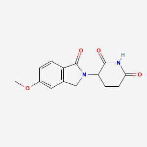 3-(5-methoxy-1-oxo-2,3-dihydro-1H-isoindol-2-yl)piperidine-2,6-dione