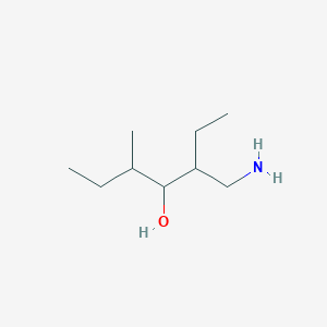 3-(Aminomethyl)-5-methylheptan-4-ol