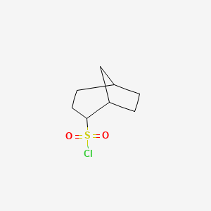 molecular formula C8H13ClO2S B13641628 Bicyclo[3.2.1]octane-2-sulfonyl chloride 