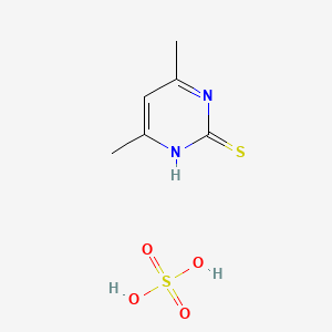 2(1H)-Pyrimidinethione, 4,6-dimethyl-, sulfate