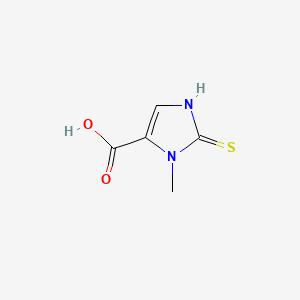 1H-Imidazole-4-carboxylic acid, 2,3-dihydro-3-methyl-2-thioxo-