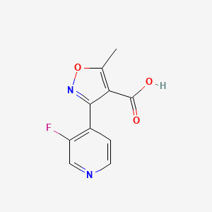 3-(3-Fluoro-4-pyridyl)-5-methylisoxazole-4-carboxylic Acid