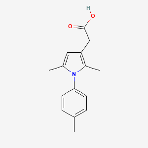 B1364167 1H-Pyrrole-3-acetic acid, 2,5-dimethyl-1-(4-methylphenyl)- CAS No. 42779-84-0