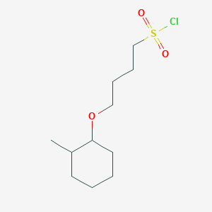 4-((2-Methylcyclohexyl)oxy)butane-1-sulfonyl chloride