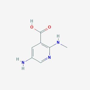 5-Amino-2-(methylamino)pyridine-3-carboxylic acid