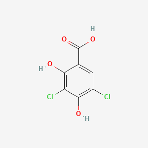 molecular formula C7H4Cl2O4 B1364169 3,5-二氯-2,4-二羟基苯甲酸 CAS No. 59119-79-8