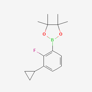 2-(3-Cyclopropyl-2-fluorophenyl)-4,4,5,5-tetramethyl-1,3,2-dioxaborolane