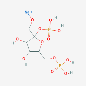 sodium;[(2S,3S,4S,5R)-3,4-dihydroxy-2-phosphonooxy-5-(phosphonooxymethyl)oxolan-2-yl]methanolate