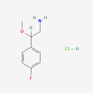 molecular formula C9H13ClFNO B1364171 2-(4-氟苯基)-2-甲氧基乙胺盐酸盐 CAS No. 62064-69-1