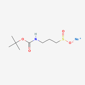 Sodium3-{[(tert-butoxy)carbonyl]amino}propane-1-sulfinate