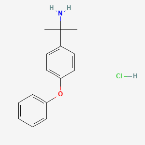 2-(4-Phenoxyphenyl)propan-2-amine hydrochloride