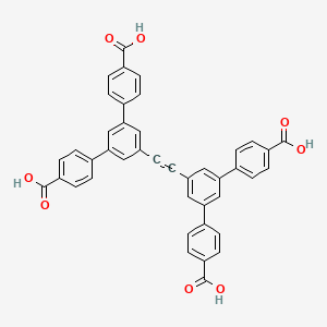 4-[3-[2-[3,5-bis(4-carboxyphenyl)phenyl]ethynyl]-5-(4-carboxyphenyl)phenyl]benzoic acid