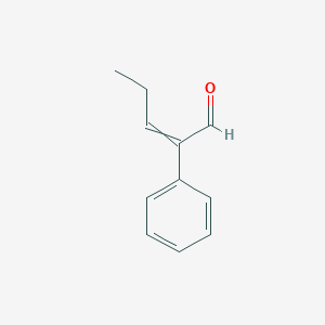 molecular formula C11H12O B1364180 2-Phenylpent-2-enal CAS No. 3491-63-2