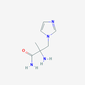 2-amino-3-(1H-imidazol-1-yl)-2-methylpropanamide