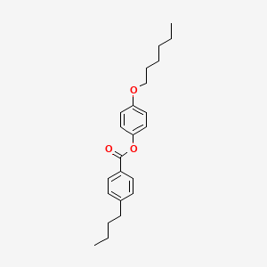 molecular formula C23H30O3 B1364184 4-(Hexyloxy)phenyl 4-Butylbenzoate CAS No. 38454-28-3