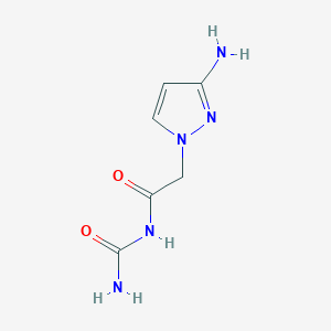 2-(3-Amino-1h-pyrazol-1-yl)-N-carbamoylacetamide