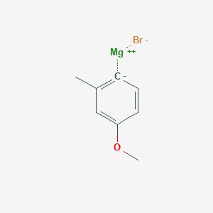 molecular formula C8H9BrMgO B136419 4-Methoxy-2-methylphenylmagnesium bromide CAS No. 148706-30-3