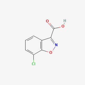 7-Chlorobenzo[D]isoxazole-3-carboxylic acid