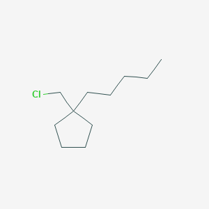 1-(Chloromethyl)-1-pentylcyclopentane