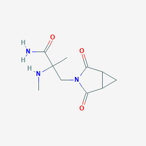 3-(2,4-Dioxo-3-azabicyclo[3.1.0]hexan-3-yl)-2-methyl-2-(methylamino)propanamide