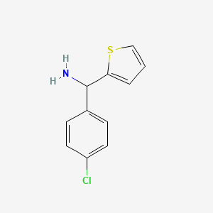 (4-Chlorophenyl)(thiophen-2-yl)methanamine