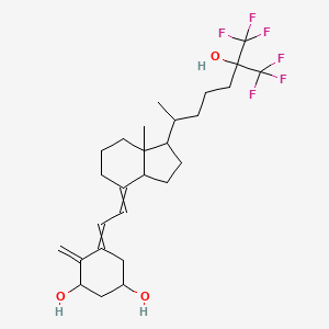 5-[2-[7a-methyl-1-[7,7,7-trifluoro-6-hydroxy-6-(trifluoromethyl)heptan-2-yl]-2,3,3a,5,6,7-hexahydro-1H-inden-4-ylidene]ethylidene]-4-methylidenecyclohexane-1,3-diol