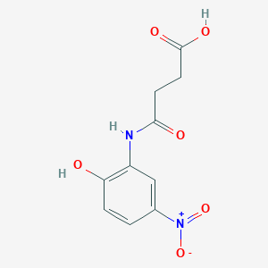 molecular formula C10H10N2O6 B1364201 4-(2-Hydroxy-5-nitroanilino)-4-oxobutanoic acid 
