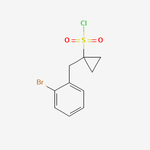 1-(2-Bromobenzyl)cyclopropane-1-sulfonyl chloride