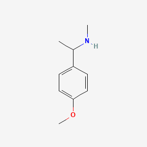 molecular formula C10H15NO B1364204 1-(4-methoxyphenyl)-N-methylethanamine CAS No. 41684-13-3