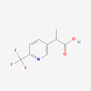 2-(6-(Trifluoromethyl)pyridin-3-yl)propanoic acid