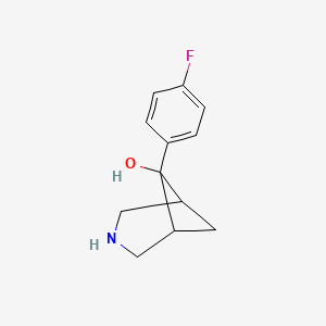 6-(4-Fluorophenyl)-3-azabicyclo[3.1.1]heptan-6-ol