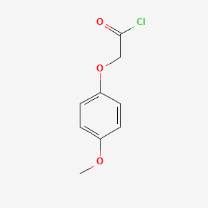 molecular formula C9H9ClO3 B1364211 (4-Methoxyphenoxy)acetyl chloride CAS No. 42082-29-1