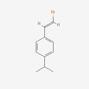 molecular formula C11H13Br B13642134 (E)-1-(2-Bromovinyl)-4-isopropylbenzene 