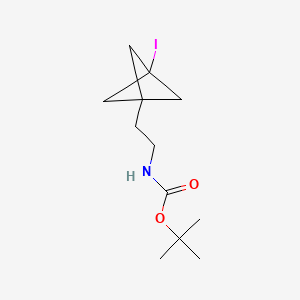 tert-butyl N-(2-{3-iodobicyclo[1.1.1]pentan-1-yl}ethyl)carbamate