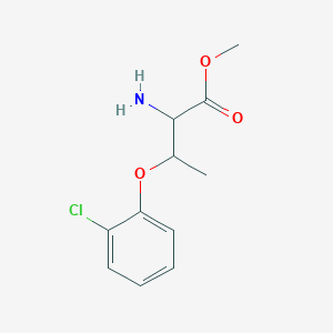 Methyl 2-amino-3-(2-chlorophenoxy)butanoate