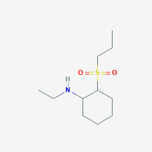 n-Ethyl-2-(propylsulfonyl)cyclohexan-1-amine