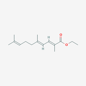 molecular formula C15H24O2 B13642193 Ethyl 2,5,9-trimethyldeca-2,4,8-trienoate 