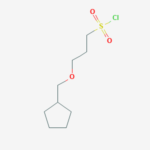 3-(Cyclopentylmethoxy)propane-1-sulfonyl chloride