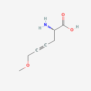 (S)-2-Amino-6-methoxyhex-4-ynoic acid