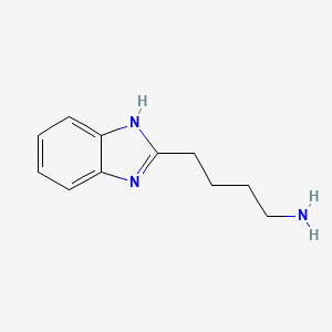 molecular formula C11H15N3 B1364221 1H-苯并咪唑-2-丁胺 CAS No. 39650-64-1